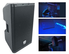 (2) Rockville DX12 12″ Class D 2000w PRO Powered Active DJ PA Speakers 500w RMS!