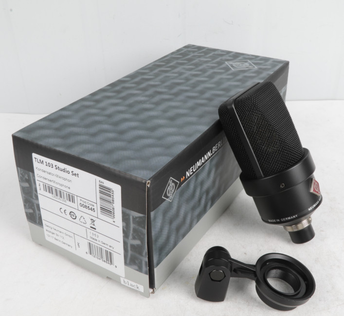 NEW Black TLM103 Neumann Wired Condenser Microphone Matte USA