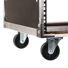 12U Server Rack with Casters 19inch Network Rack Open Frame AV DJ Rack Cabinet