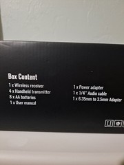 Melonare Quad-channel Wireless Microphone System Mwm-41 NEW With 4 Mics