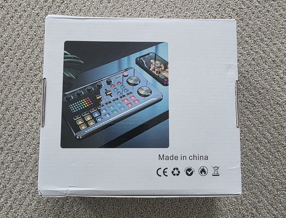 This Is A Retail Box for An F998 Live Sound Card Audio Mixer. New In Box