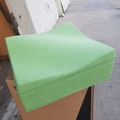 NEW 9x Green Acoustic PET Tiles 19.65″x19.65″ Dune 24.21 Total SQ FT $850 RETAIL