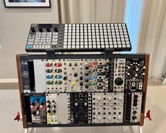 OXI One brackets / stand for Arturia RackBrute 3U / 6U case (fits other gear)