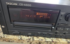 For Parts or Repair Tascam CD-A500 CD Player / Cassette Combination Deck