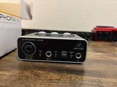 Behringer U-Phoria UM2 USB Audio Interface Black