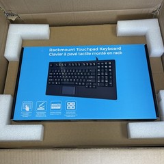 Adesso AKB-425UB-MRP 1U Rackmount Drawer with USB Touchpad Keyboard