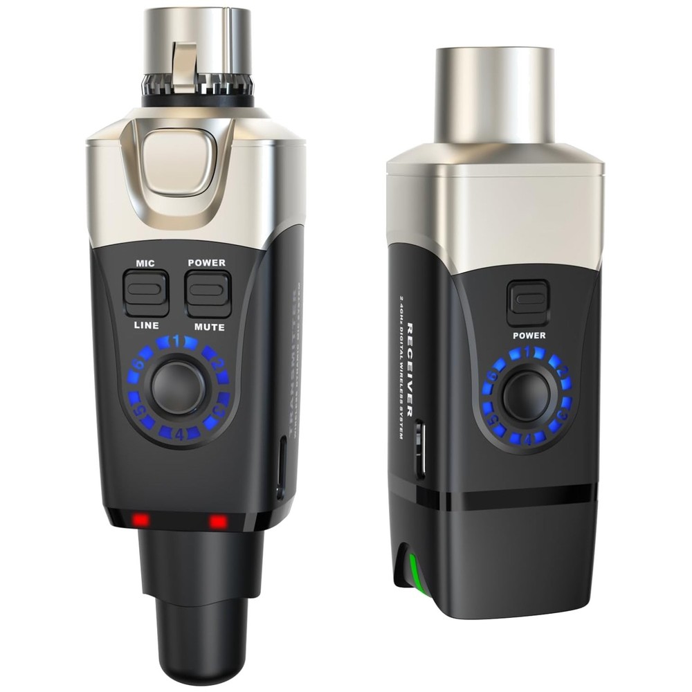 2.4GHz Wireless Mic Transmitter & Receiver
