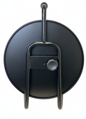 Audio2000’S BLANK Ethernet Heavy Duty XL Portable Cable Snake Reel Black Metal D