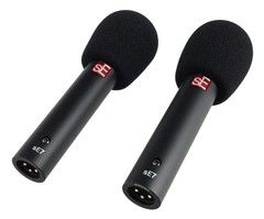 Pair Se Electronics sE7 Small-Diaphragm Condenser Microphones Recording Mics