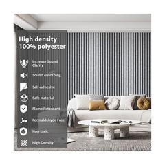 Art3dwallpanels 10 Pack Acoustic Panels, 48″ X 12″ X 0.43″ Soundproof Wall Pa…