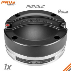 1x PRV Audio Driver 2″ Midrange Phenolic D4400Ph-Nd v2 PRO Audio 400 Watts