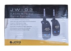 JOYO 2.4GHz Wireless Guitar System Transmitter Receiver 4 Channels Rechargeable