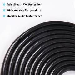 Colored Speakon Cables 12 Feet 4 Conductor 4 Wire Pro PA DJ Speaker Audio Cable