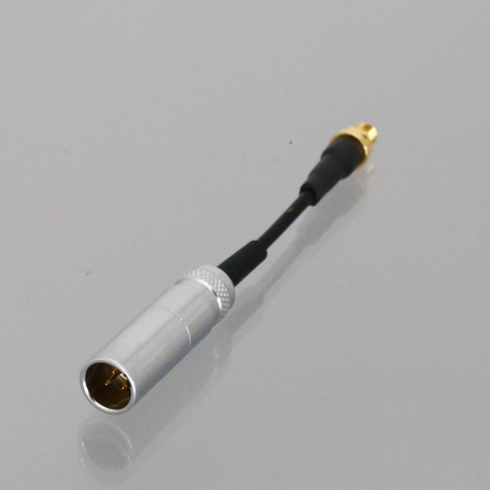 Mini-XLR 3Pin TA3M plug to Microdot 3″ audio RF cable for Microphone headphone