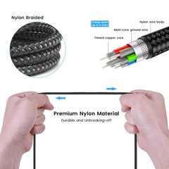 USB C Charging Cable for Rode Wireless Go 2 / ii Microphone System, 3-in-1 Ty…