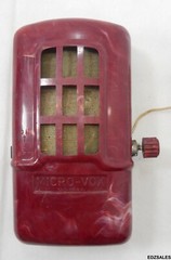 Micro-Vox Patent Pending MV-200 Wireless Vacuum Tube Microphone w/ Stand Base