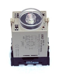 2set Timer Socket PF085A 8P + Clamp FH-3 DIN Rail Screw Terminal CE RoHS Anly