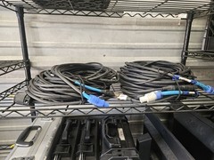 Powercon Lot, Extendsions, Edison, XLR Looms