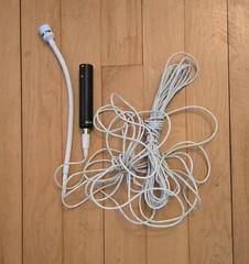 CAD CM-100W Hanging Choir Condenser Microphone White 30′ Long Tested