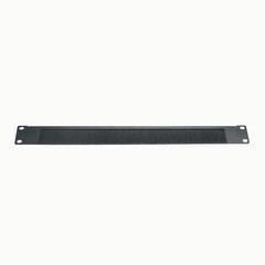 2pcs 1U 19 In Black Server Network Rack Mount Cable Brush Panel Brackets