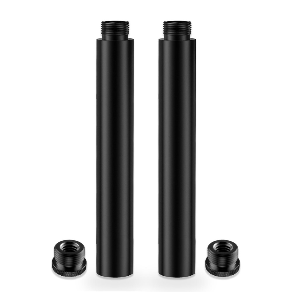 6-INCH Mic Stand Extension Tubes/Rods Parts (2PCS), Universal 2PCS