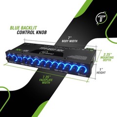 Timpano 7 band equalizer TPT-EQ7 10V High Voltage Line Driver 6 Channel RCA O…