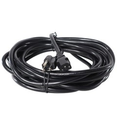 2x Pro X 25′ Power Cord NEMA 5-15P to NEMA 3-Prong 5-15R 14AWG Pwr Cables