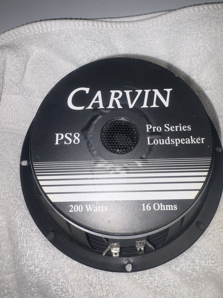 Carvin PS8 8” 16 Ohm 200 watt woofer Guitar Speaker Fender Rhodes With bucket