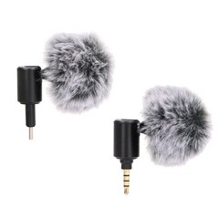 Smartphone Microphone Plastic Metal 90 Degree Adjustable Noise Reduction