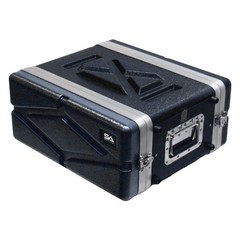 Seismic Audio – SALWR4M – Lightweight 4 Space Mid-Size ABS Rack Case – 4U PA …