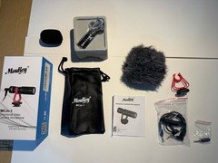 Moukey MCM-1 Microphone Video Top Mic for DSLR Cam, Nikon/ Canon EOS
