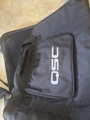 QSC K12.2 Black Nylon Speaker Carry Bag Case w/ Zipper and Carry Handle