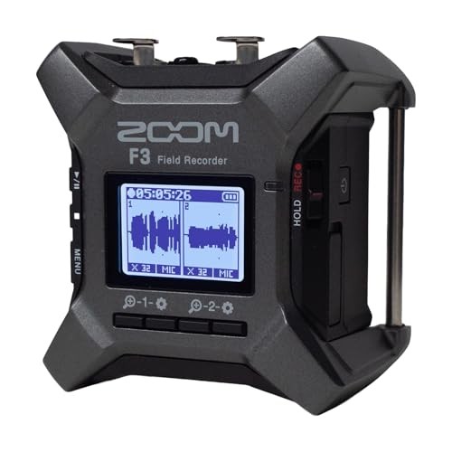 Zoom F3 Handheld Field Recorder MultiTrack 32-Bit Float Technology