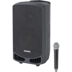 Samson Expedition XP310w-K: 470 to 494 MHz 10″ 300W Portable PA System with Mic