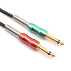 SiYear XLR Male to Dual 6.35mm 1/4″ TS Y Splitter Cable, Double Mono Quarter …