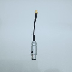 Mini-XLR 4Pin TA4F jack to Microdot 3″ audio RF cable for Microphones headphones