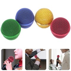 4pcs Microphone Mesh Grill: Metal Grille Replacement Microphone…