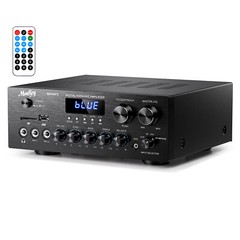 Moukey 400W 2 Channel Audio Power Amplifier Bluetooth Home Stereo Receiver