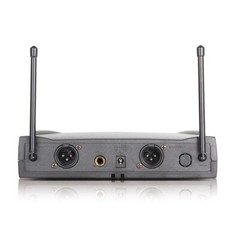 UHF Wireless Microphone System with 2 Hand held mics for School Church Play Home