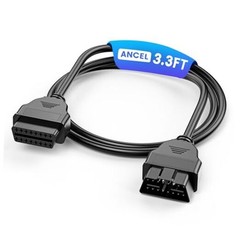 OBD2 Scanner Extension Cable/1m, 16 Pin OBDII OBD2 Male to Female 3.3ft