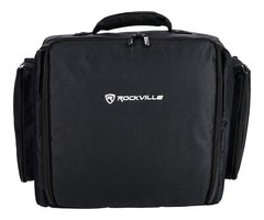 Rockville RLBP6 Padded BackPack For 6 Par Lights Bag with Dividers+Handle+Straps