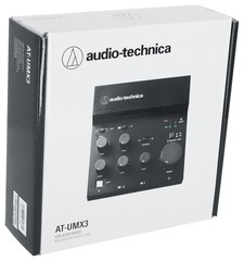Audio Technica AT-UMX3 USB Live Stream Recording Mixer+Warm Audio Pop Filter