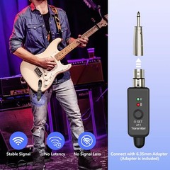 A11 Wireless Microphone System, 2.4GHz XLR Transmitter and Receiver for Dynam…