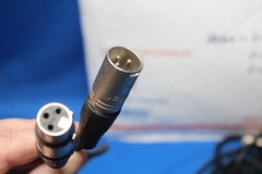 22 AWG Microphone Cable 12′ + 15′ + 24′ 3 pin microphone cables