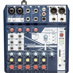 Soundcraft Notepad-8FX Small-Format Analog Mixing Console w/ USB I/O & Effects