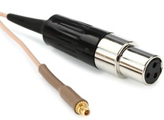 Countryman E6 Earset Cable – 1mm Diameter with TA3F Connector for AKG Wireless –