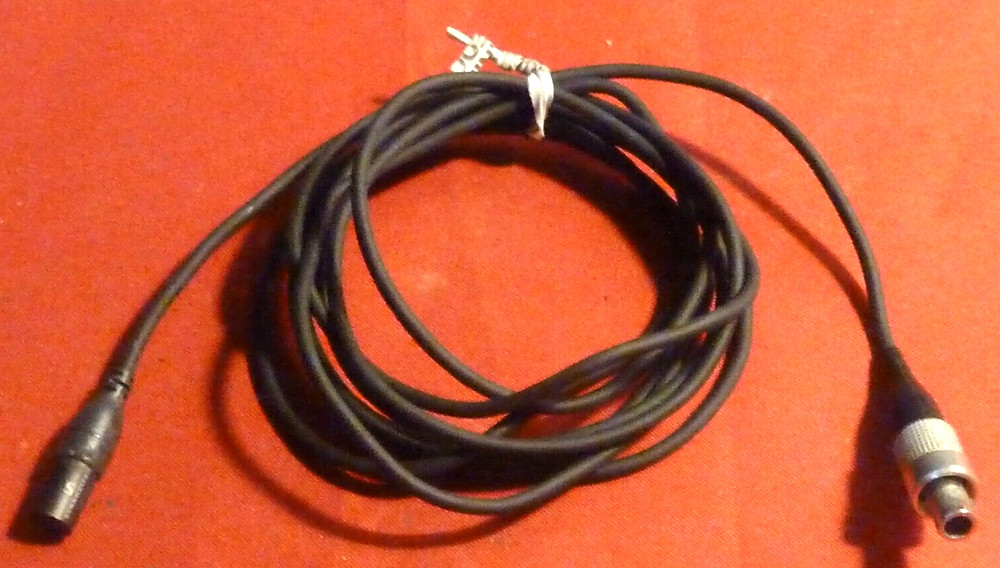 SENNHEISER ME-102 OMNIDIRECTIONAL MINIATURE MICROPHONE WITH LEMO 3 PIN CONNECTOR
