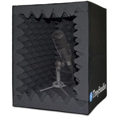 Portable Vocal Booth, Large Foldable Microphone Isolation Shield, Small Size