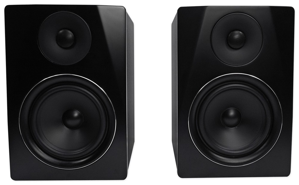 Rockville APM6B 6.5″ 2-Way 350W Active/Powered USB Studio Monitor Speakers Pair
