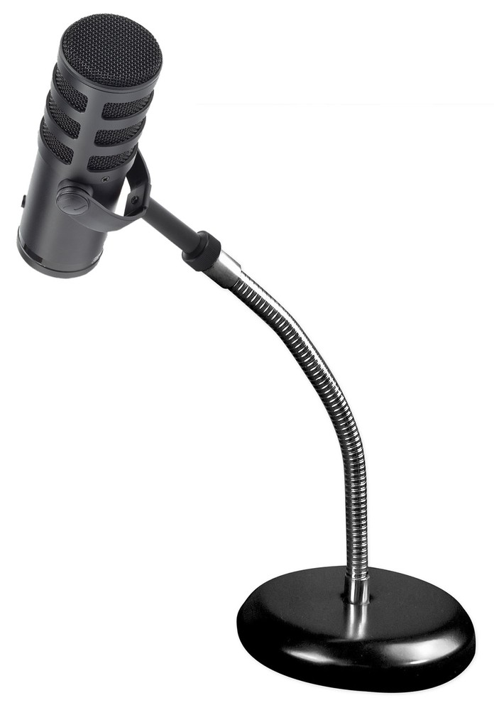 SAMSON SAQ9U USB/Analog Broadcasting Recording Microphone+Gooseneck Mic Stand